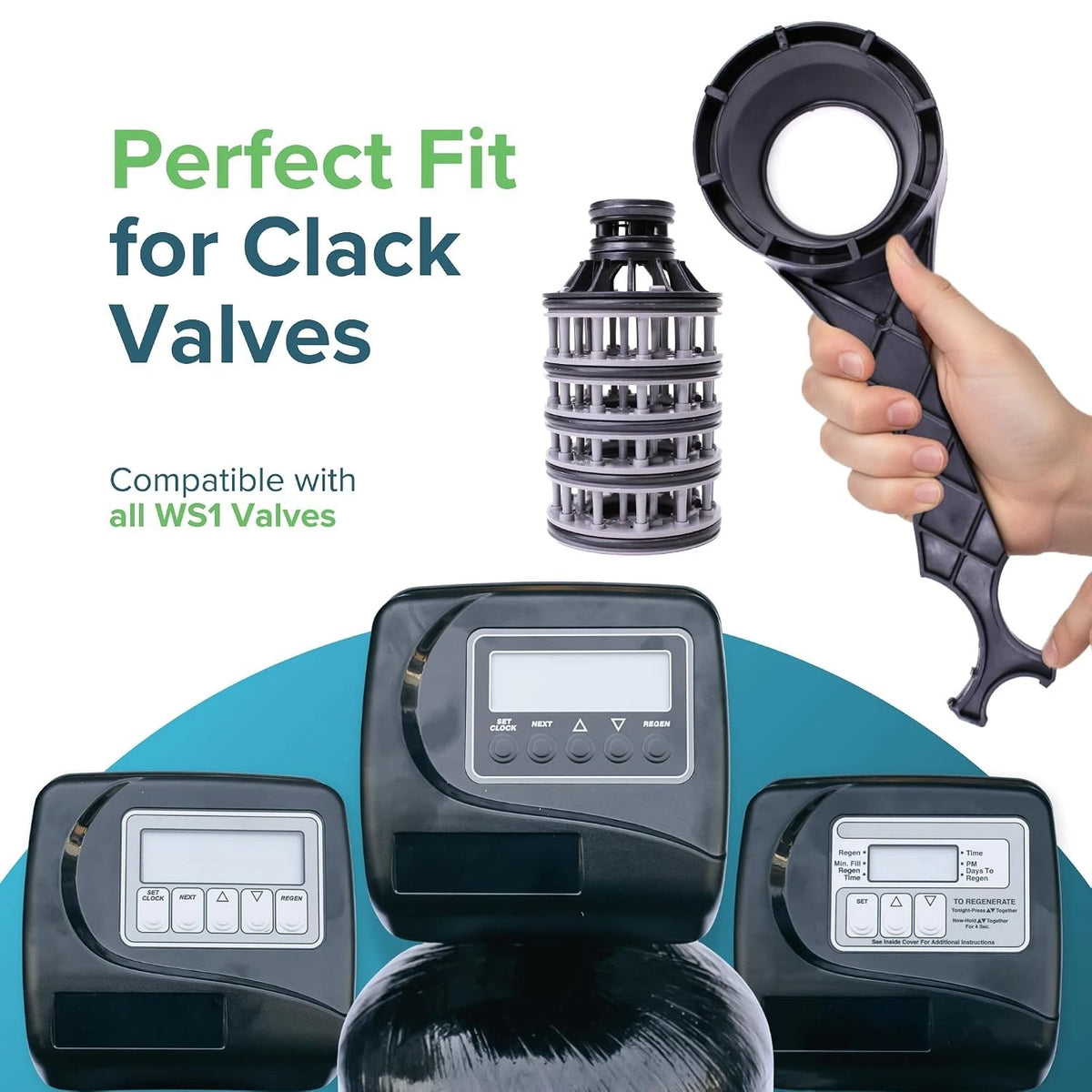 Clack WS1 Water Softener Sealcage Wrench Service Repair Kit