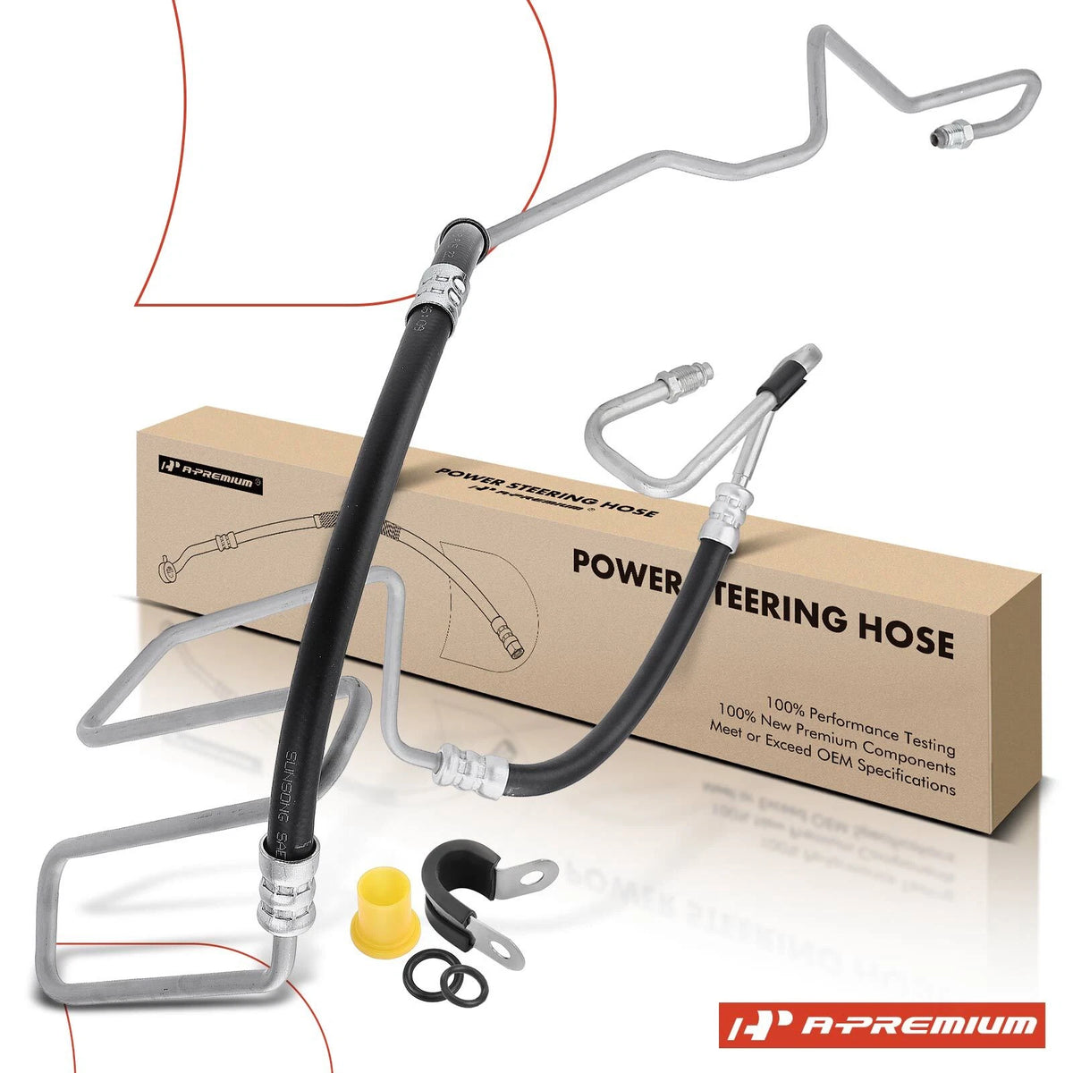 Power Steering Pressure Line Hose Assembly for VW Jetta (2011–2013) 5C0422893BK, 5C0422893AE, 3405215