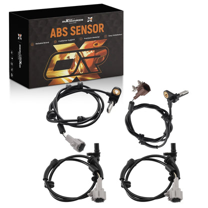 Set of 4 ABS Wheel Speed Sensors for Nissan Titan 5.6L (2004–2007) 2ABS0424 844395