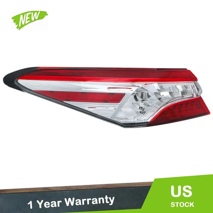 Driver Tail Light for Toyota Camry XLE XSE (2018–2020) LED Left Outer Lamp