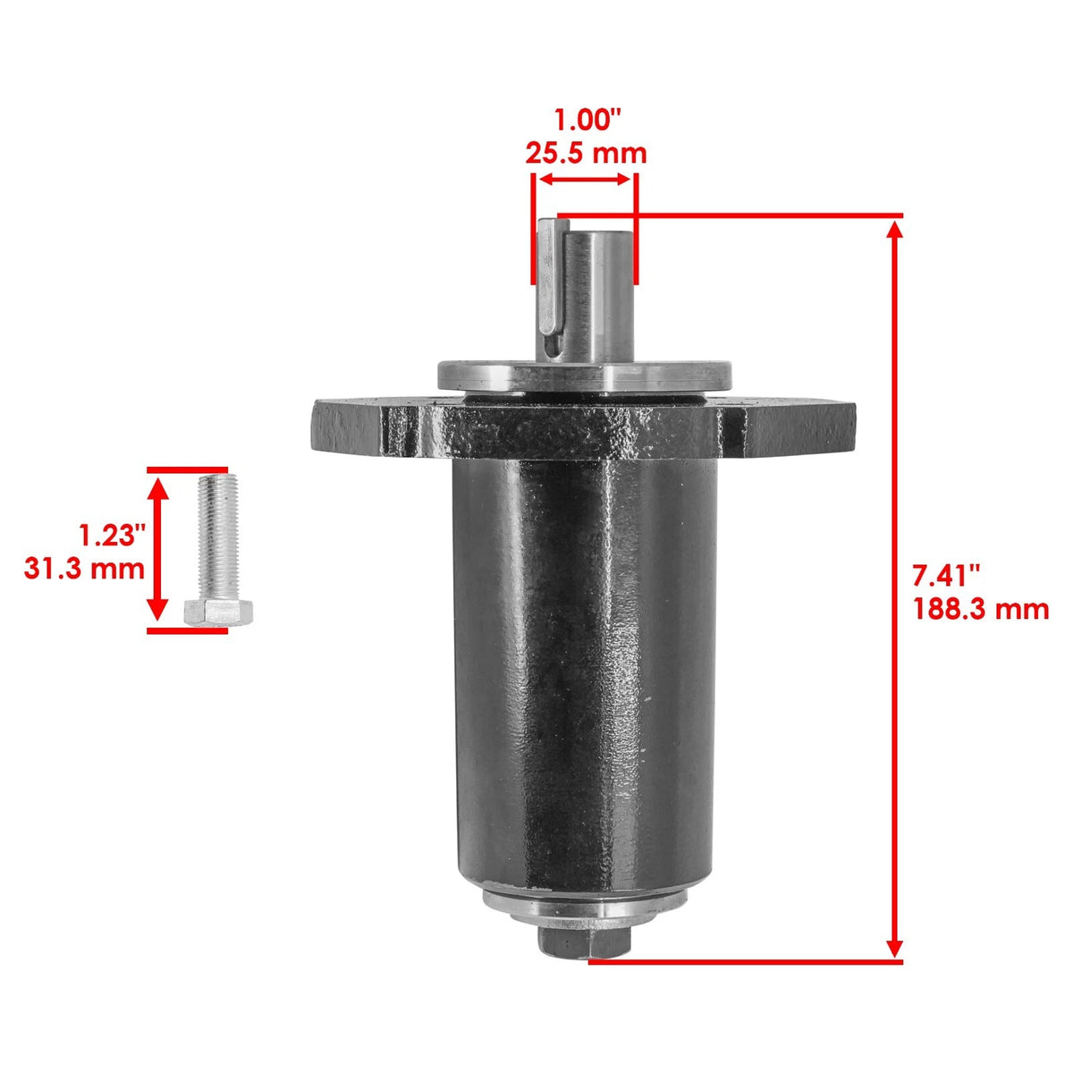 60" Deck Spindle & 20.5" Medium-Lift Blade Kit for Gravely ZT60 (MD)
