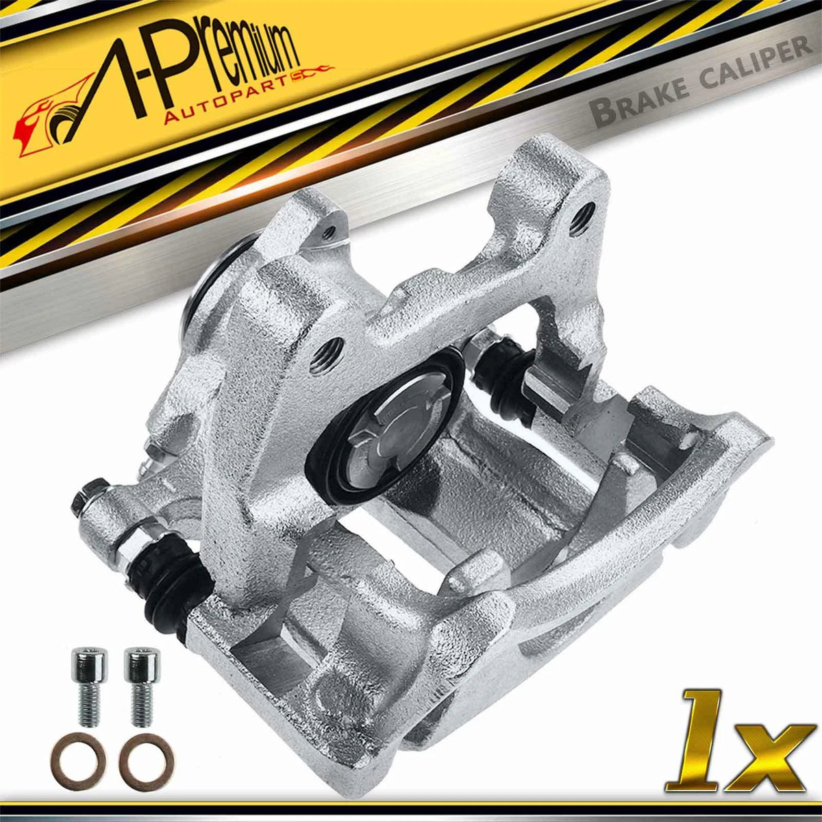 A-Premium Rear Left Brake Caliper with Bracket for Volkswagen Tiguan (2009–2010) 14133632, 141.33632