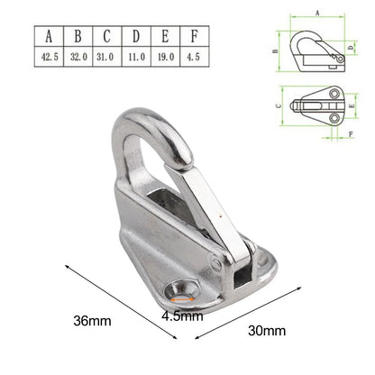 10X Stainless Steel Spring Snap Fending Hook for Marine Boat