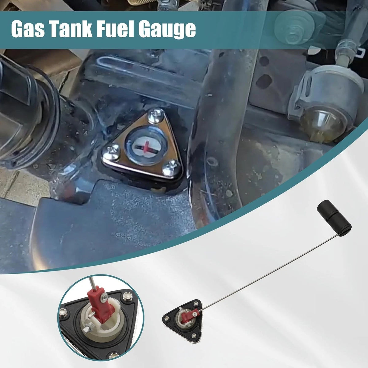 Gas Tank Fuel Gauge for Kawasaki Mule 3000 3010 2510 (1990–2008)