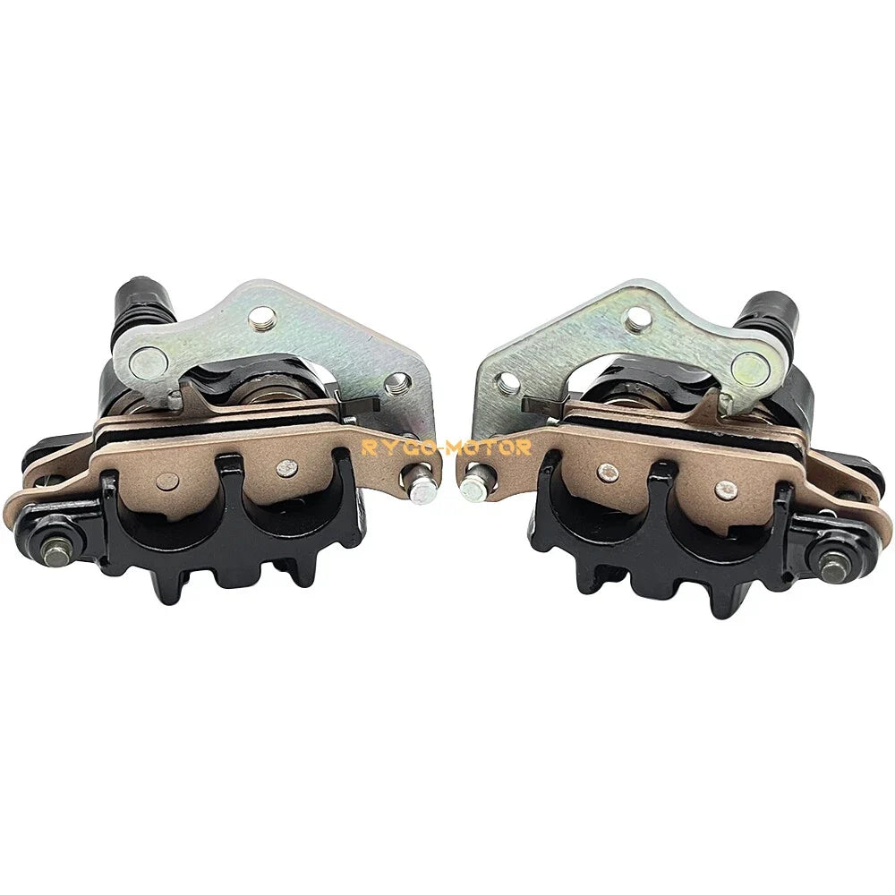 Set of 2 Front Brake Calipers & Pads for Kawasaki KFX700 (2004–2011)
