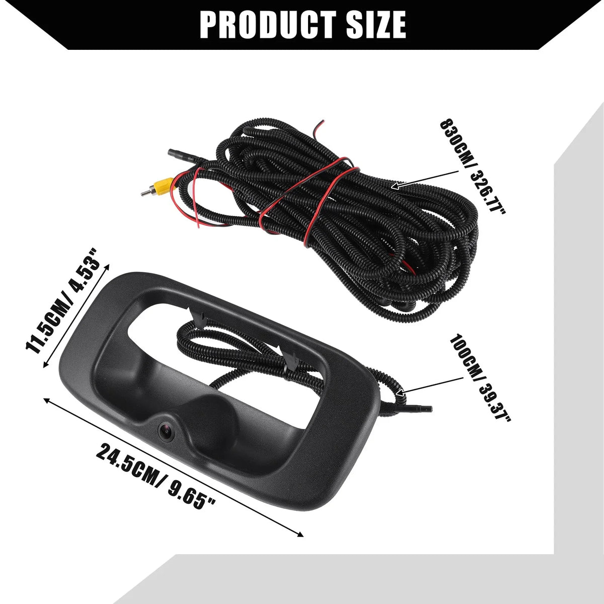 Rear View Backup Camera Tailgate Handle Set for Chevy Silverado GMC Sierra (2014–2019)