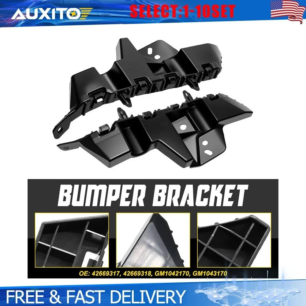 Set of 2 Front Bumper Guide Brackets for Buick Encore (2019–2022) 42669317 42669318