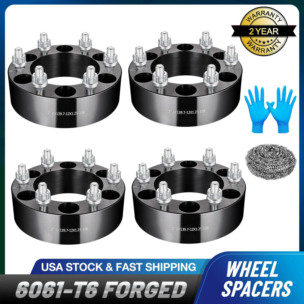 Set of 4 Wheel Spacers for Nissan Titan Frontier Pathfinder (2004–2023)