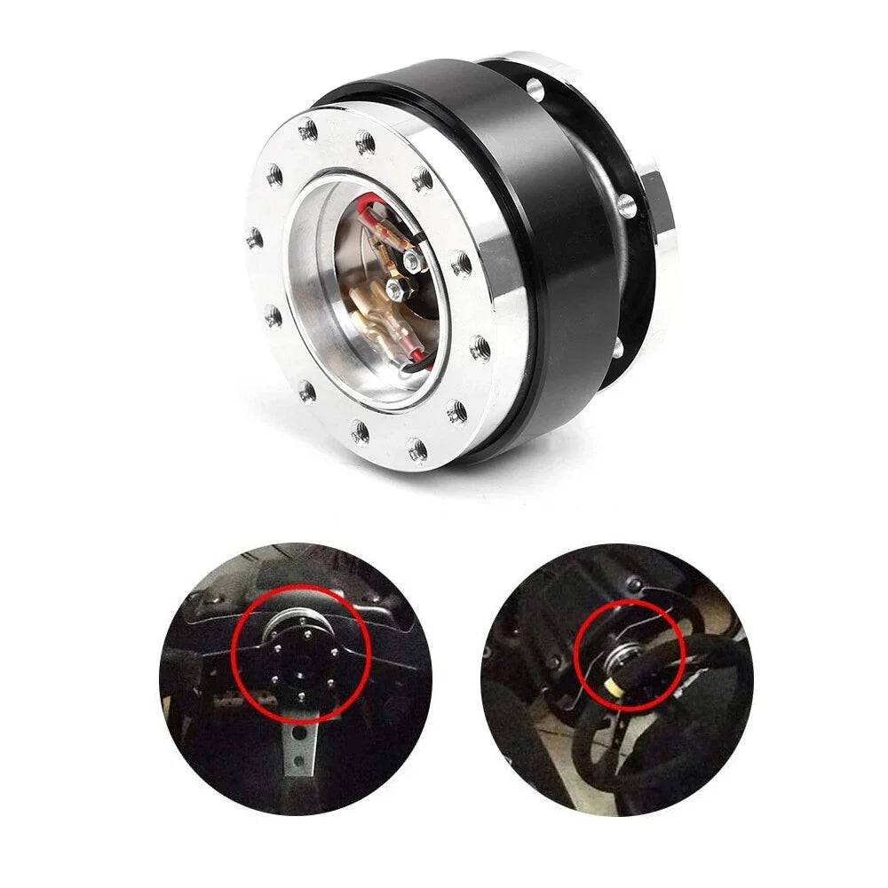 Steering Wheel Quick Release Hub Adapter Kit for Universal Cars