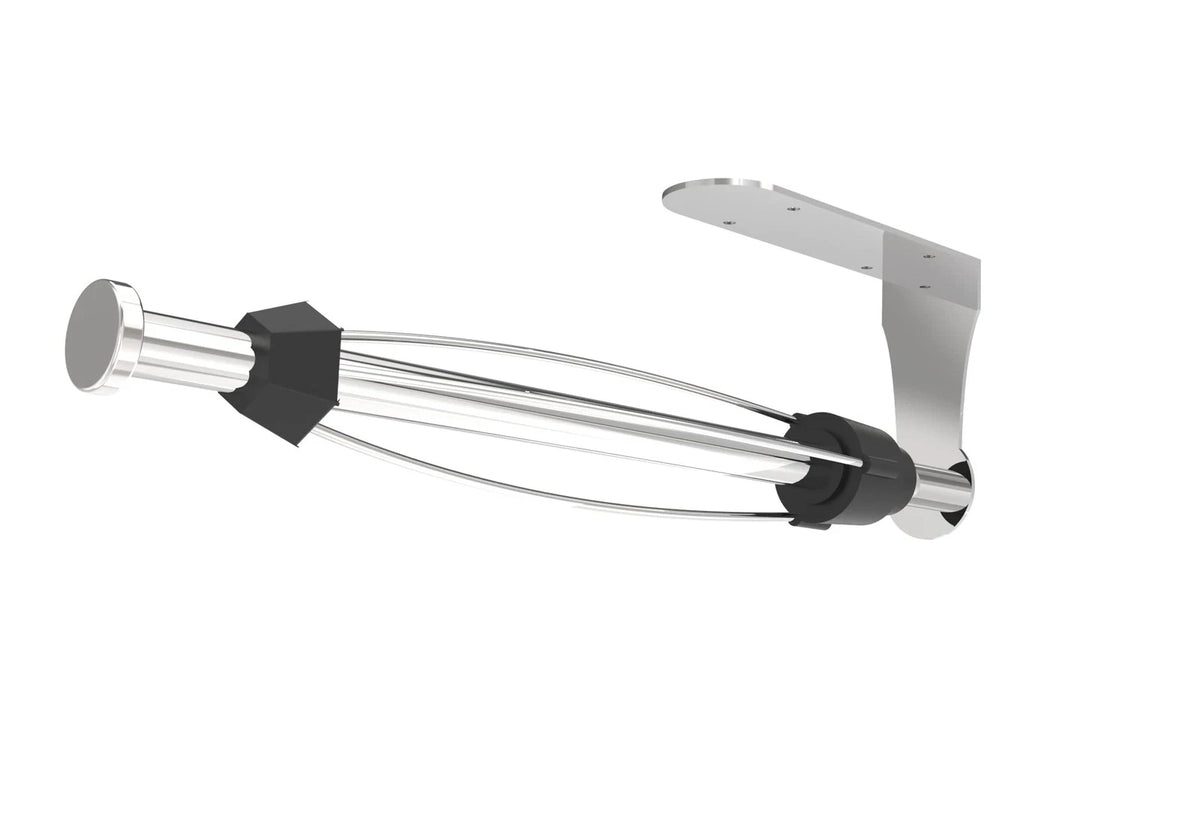 Under Cabinet Paper Towel Holder - Brushed Nickel Wall Mounted