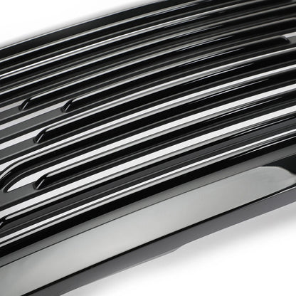 Front Bumper Grille for Dodge RAM 1500 (2013–2018) Matte Black Chrome