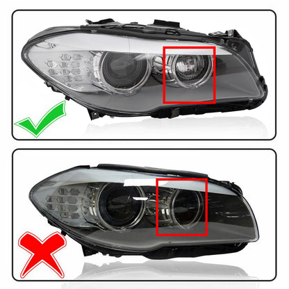 HID/Xenon Headlight Right for BMW 5 Series 528i 535i (2011–2013)