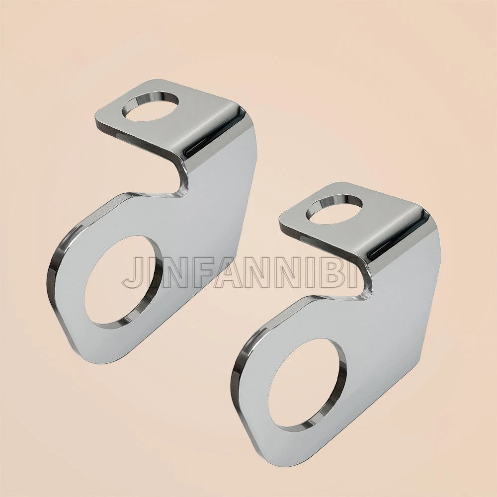 2X Rear Axle Safety Flag Whip Mount Bracket for Motorcycle (22.5mm)