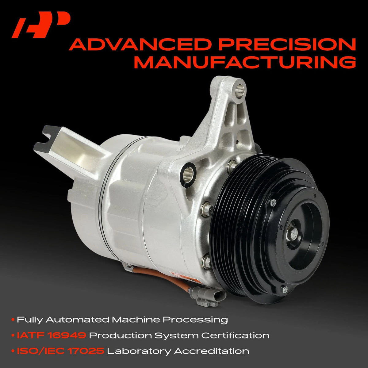 A/C Compressor with Clutch for Buick LaCrosse, Cadillac SRX (2012–2016) 22779351, 22951491, CO22224C