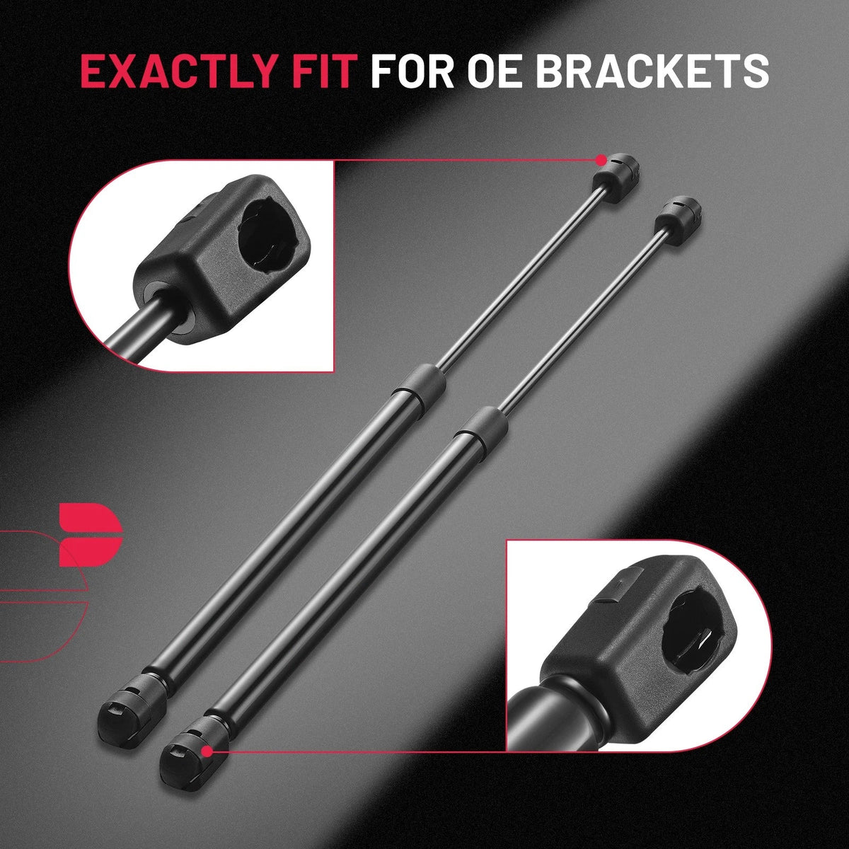 Gas Strut for Truck Topper Cap Toolbox Canopy (18" 445N) (2014–2024)