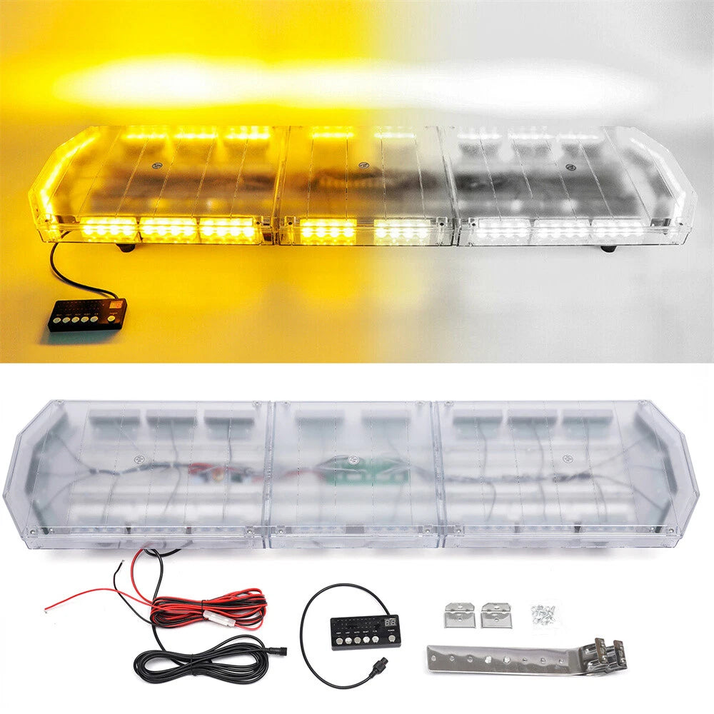 48" LED Strobe Light Bar for Tow Truck (Emergency Warn Beacon)