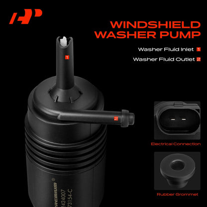 Windshield Washer Pump for Buick Envision (2016–2021) 22873154