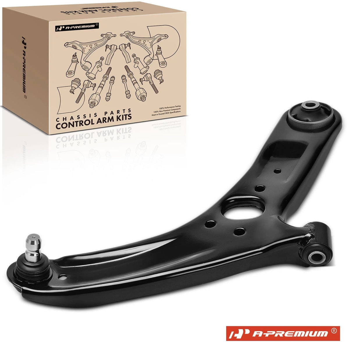 Front Right Lower Control Arm w/ Ball Joint for Kia Rio (2012–2017) CB63244PR, 2513311817, 545011W000, 545111W111, RK621982