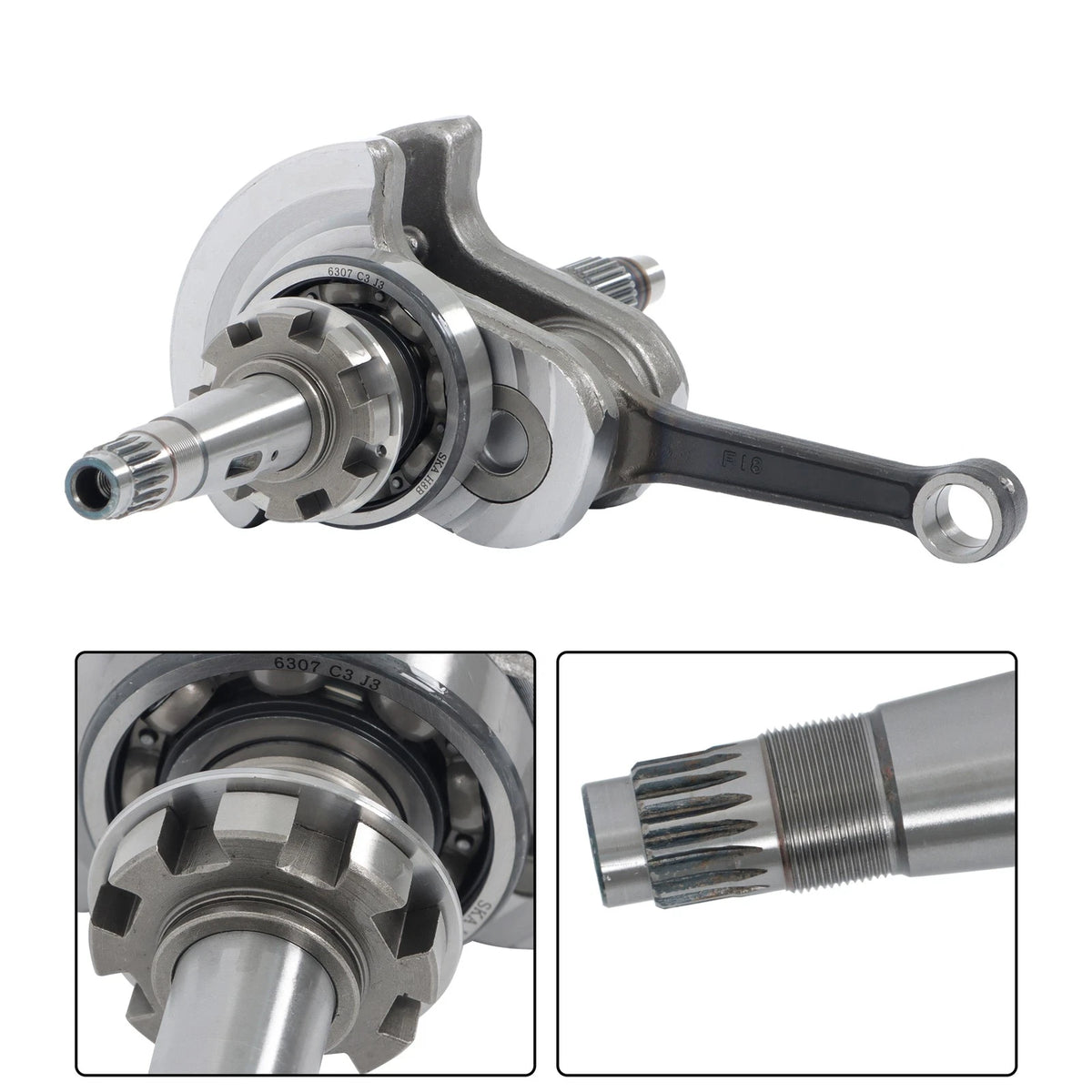 Crankshaft W/Rod for Hisun 550 (2015–2023) 1:7 Taper Ratio