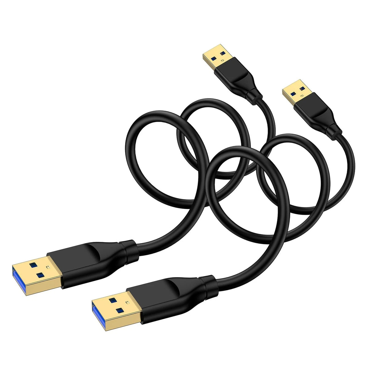 2X 10FT USB 3.0 Male Double End Cable