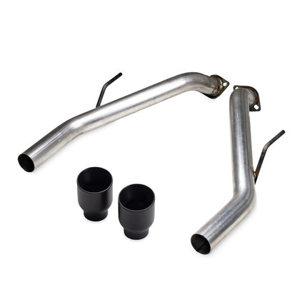 Muffler Delete for Infiniti Q50 (2014–2024) 2.5" Textured Black Tips