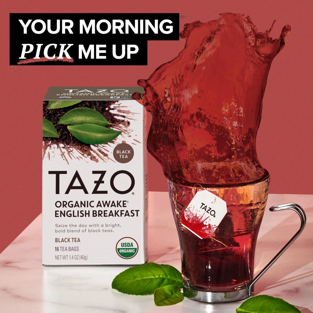 144 TAZO Organic Awake English Breakfast Tea Bags
