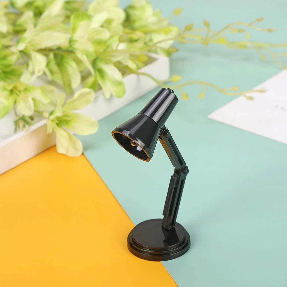 LED Desk Table Lamp for 1/6 Scale Dollhouse Miniature Furniture