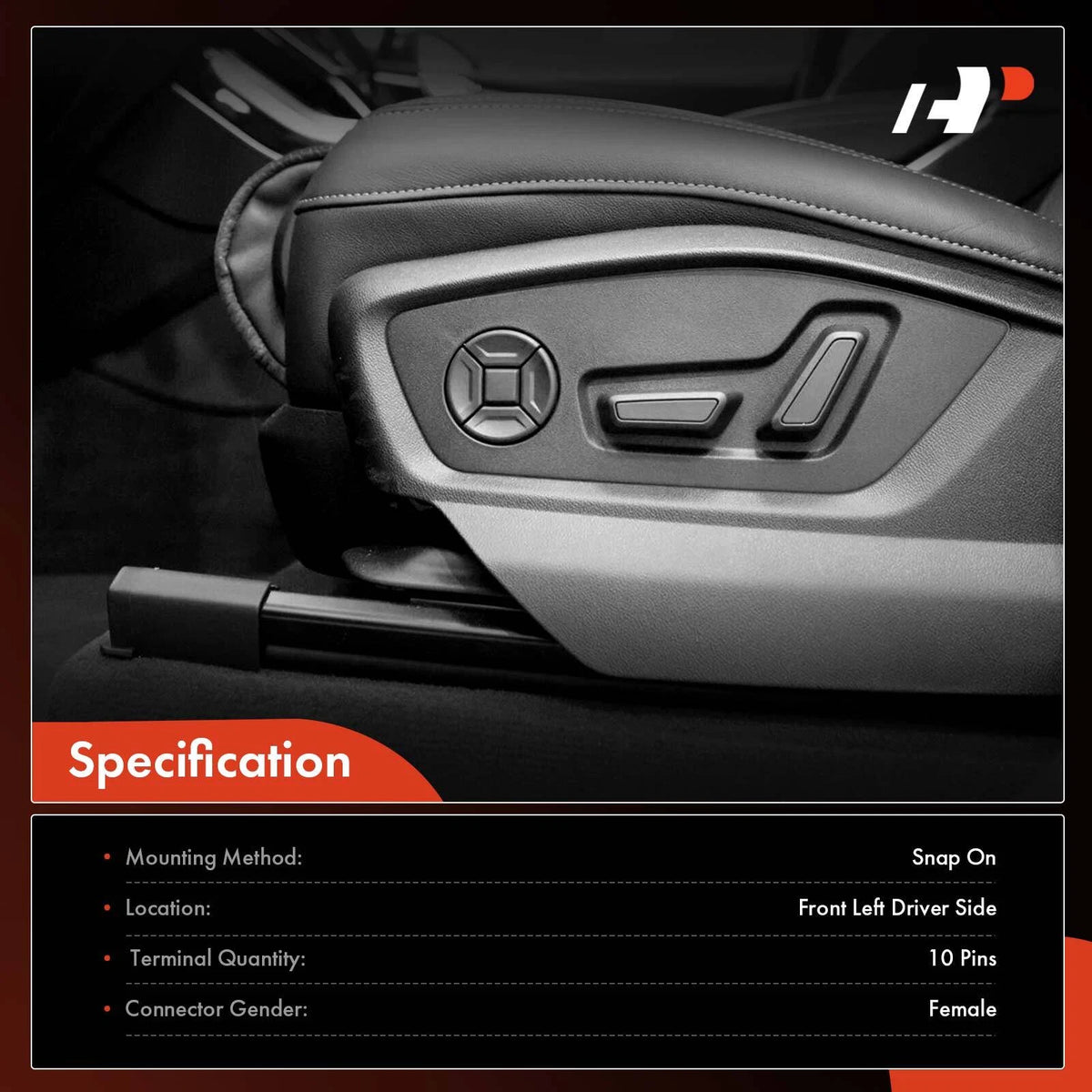 Power Seat Switch for Nissan Altima Rogue (2008–2018) 87016-JM00A, 87016JM00A, 96477909, 25974714