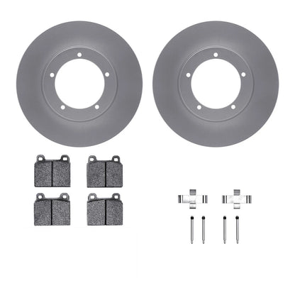 2X Brake Disc and Pad Kit for Porsche 912 (1976) - WDWH1-02009