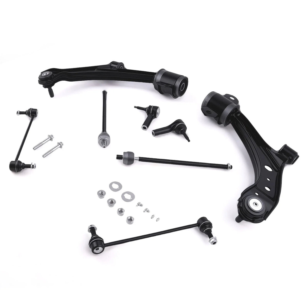 Front Lower Control Arms Ball Joints Sway Bar Tie Rods for 2005–2010 Ford Mustang