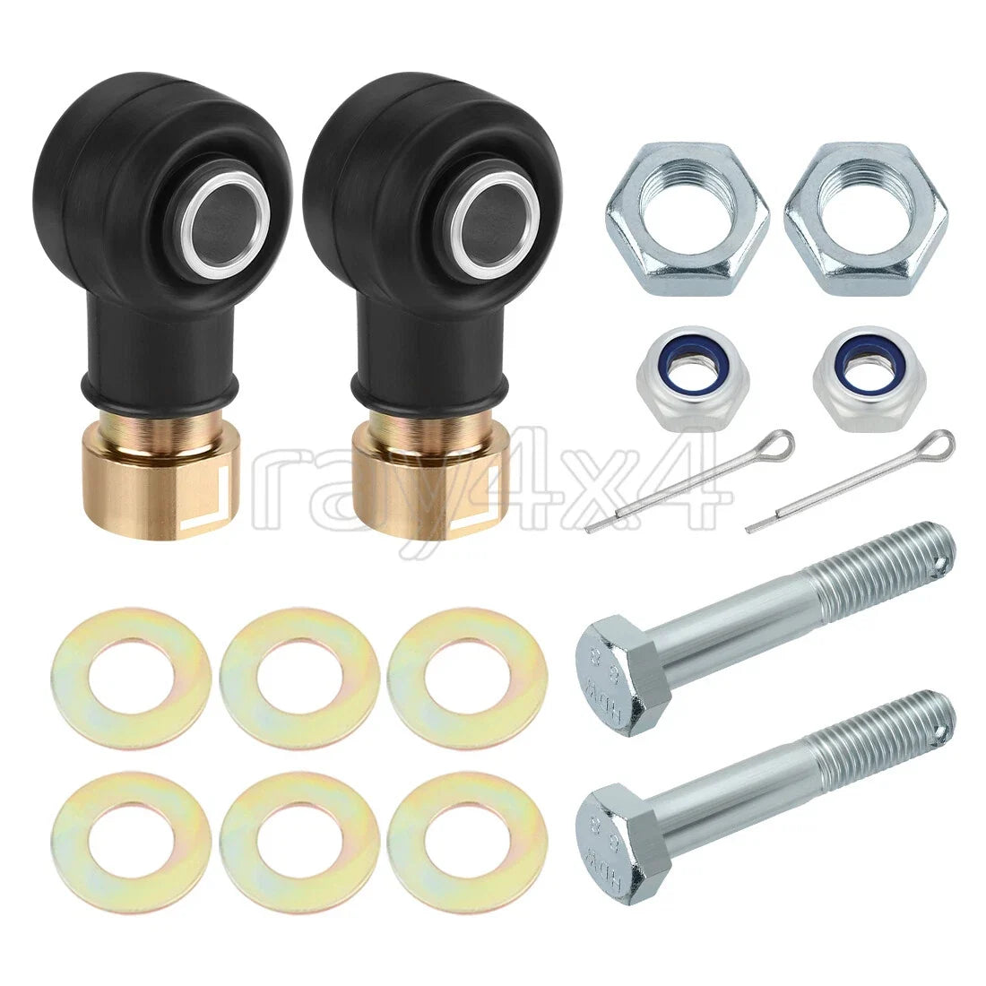 2x Tie Rod Ends Kit for Polaris RZR 570 800 900 Brutus HD ACE 325/570/900 EM1400