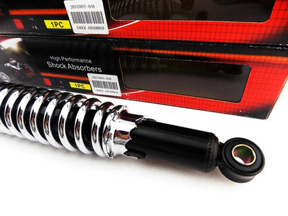 330mm JBS Black/Chrome Rear Shock Absorbers for Kawasaki Z440 LTD