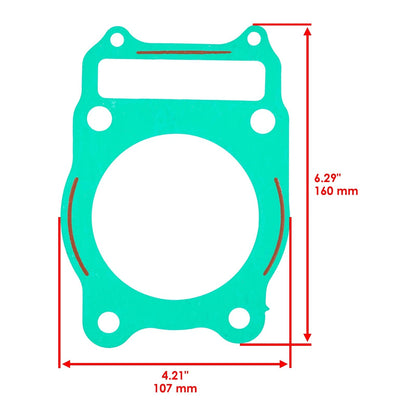 Cylinder Base Gasket for Honda TRX300FW Fourtrax 300 4x4 (1988–2000) TY1101XG228WQ