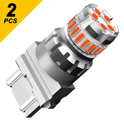 2X 3157 LED Strobe Brake Tail Stop Light for Universal Vehicles