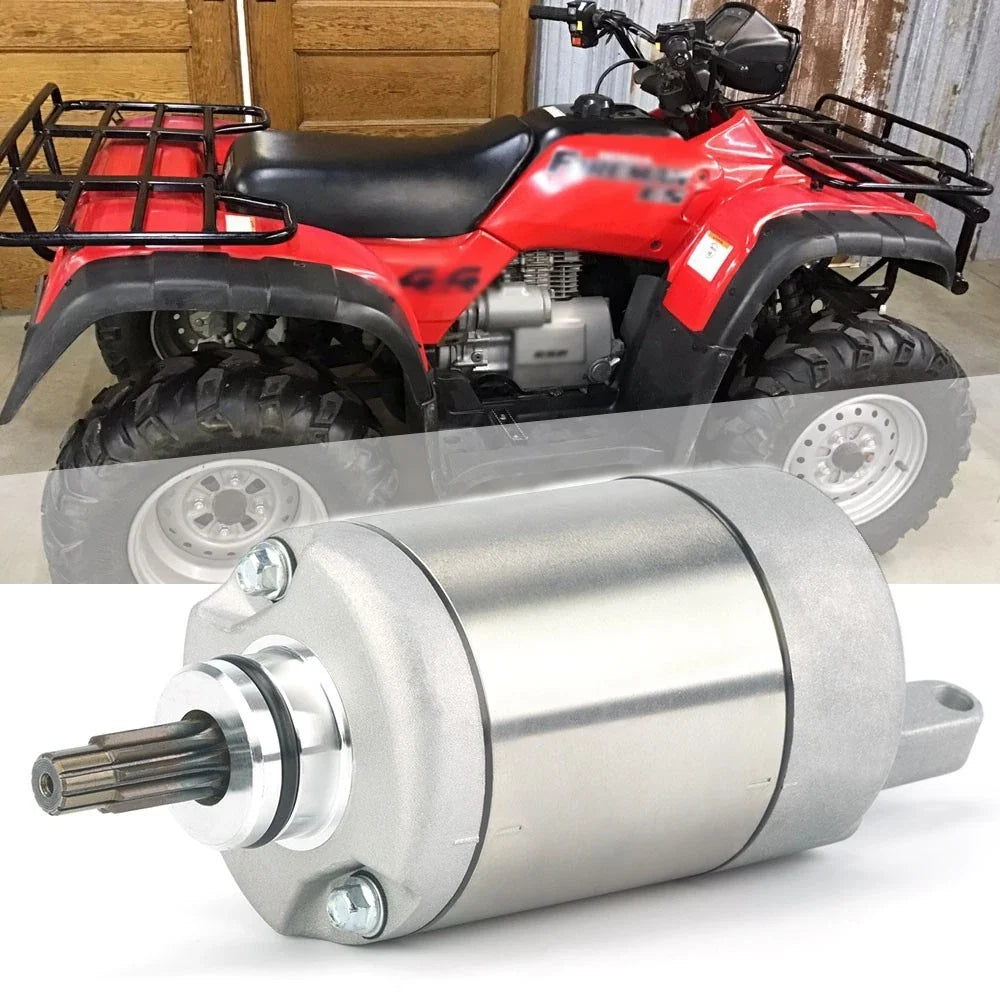 Starter Motor Assembly #31200-HM7-003 for Honda FourTrax Foreman 400 450 500 (1995–2004)