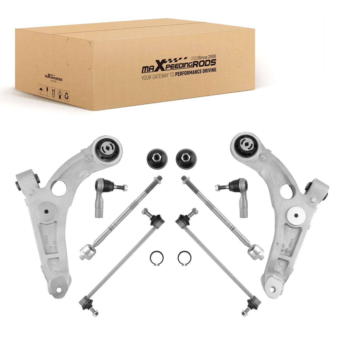Set of 2 Front Lower Control Arms for Jeep Cherokee (2014–2018) J0PQK6