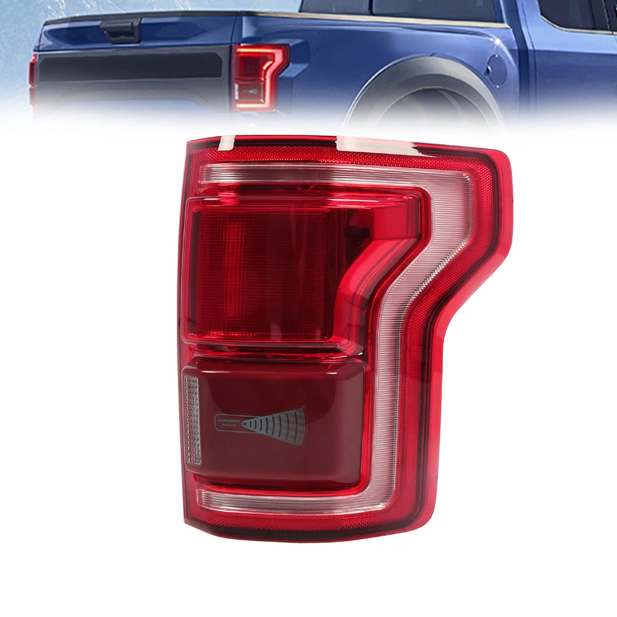 Passenger Side LED Tail Light for Ford F150 (2015–2017) RH, HL3Z-13404-D, FO2801259
