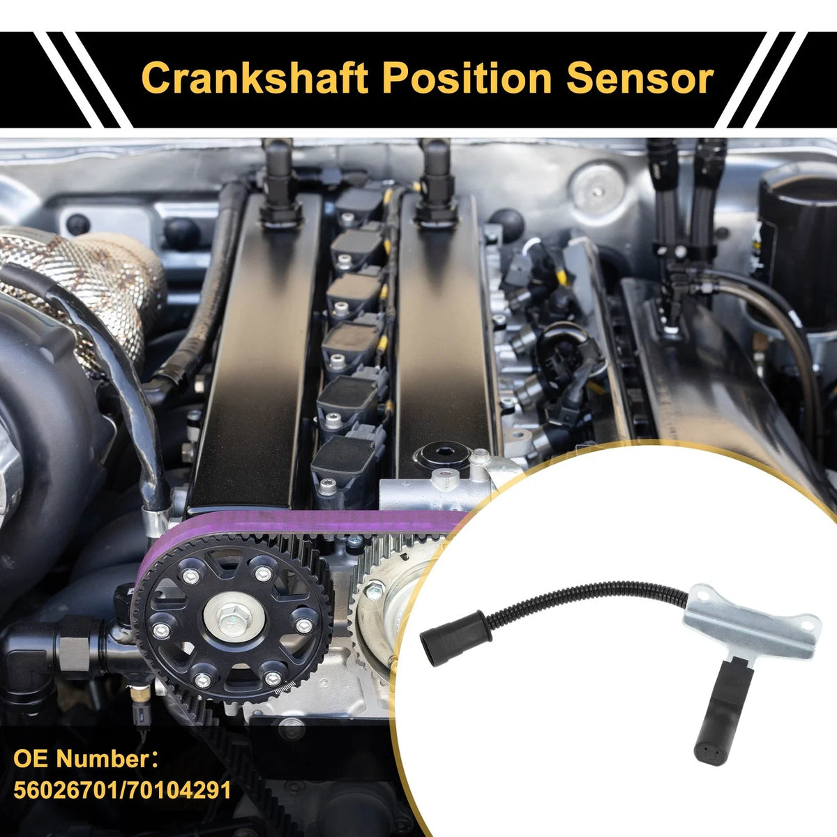 Crankshaft Position Sensor for Dodge B150 B250 B350 D150 (1990–1993)