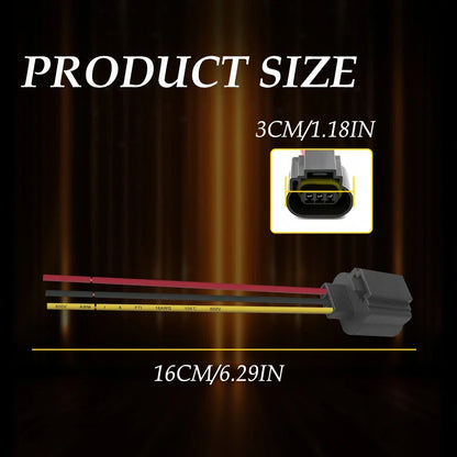 2X Headlight Bulb Repair Plug Socket Pigtail for (9008 H13)