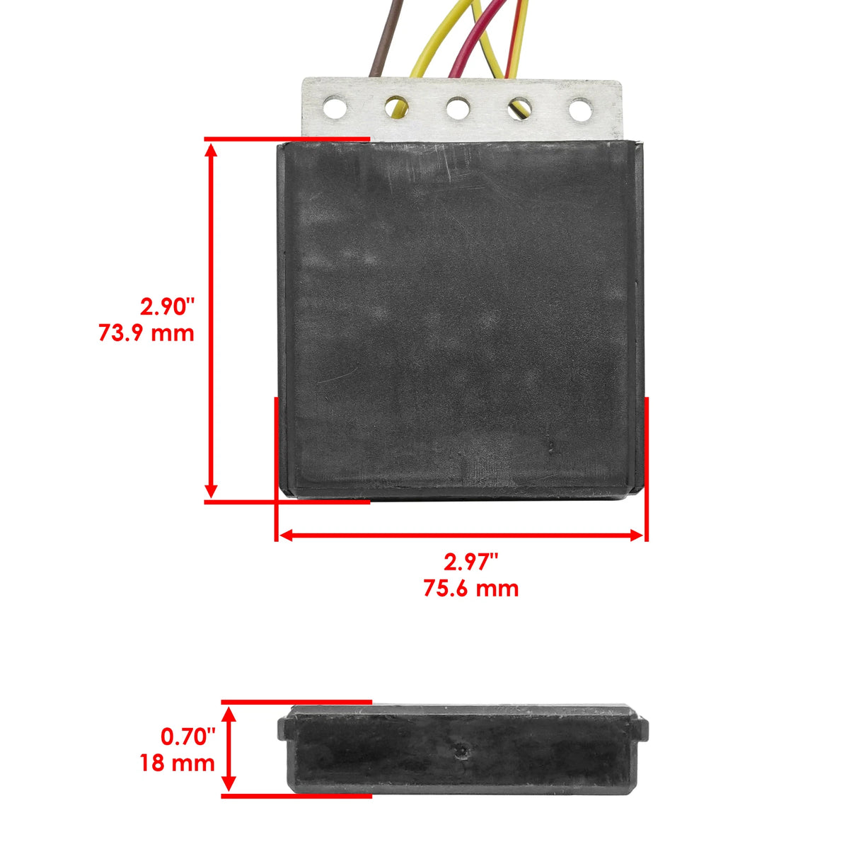 Rectifier Regulator for Polaris Xplorer 400 500 4x4 (1995–2002) VR2980RR120HS, 2205046, 4060113, 4060133, 4060191