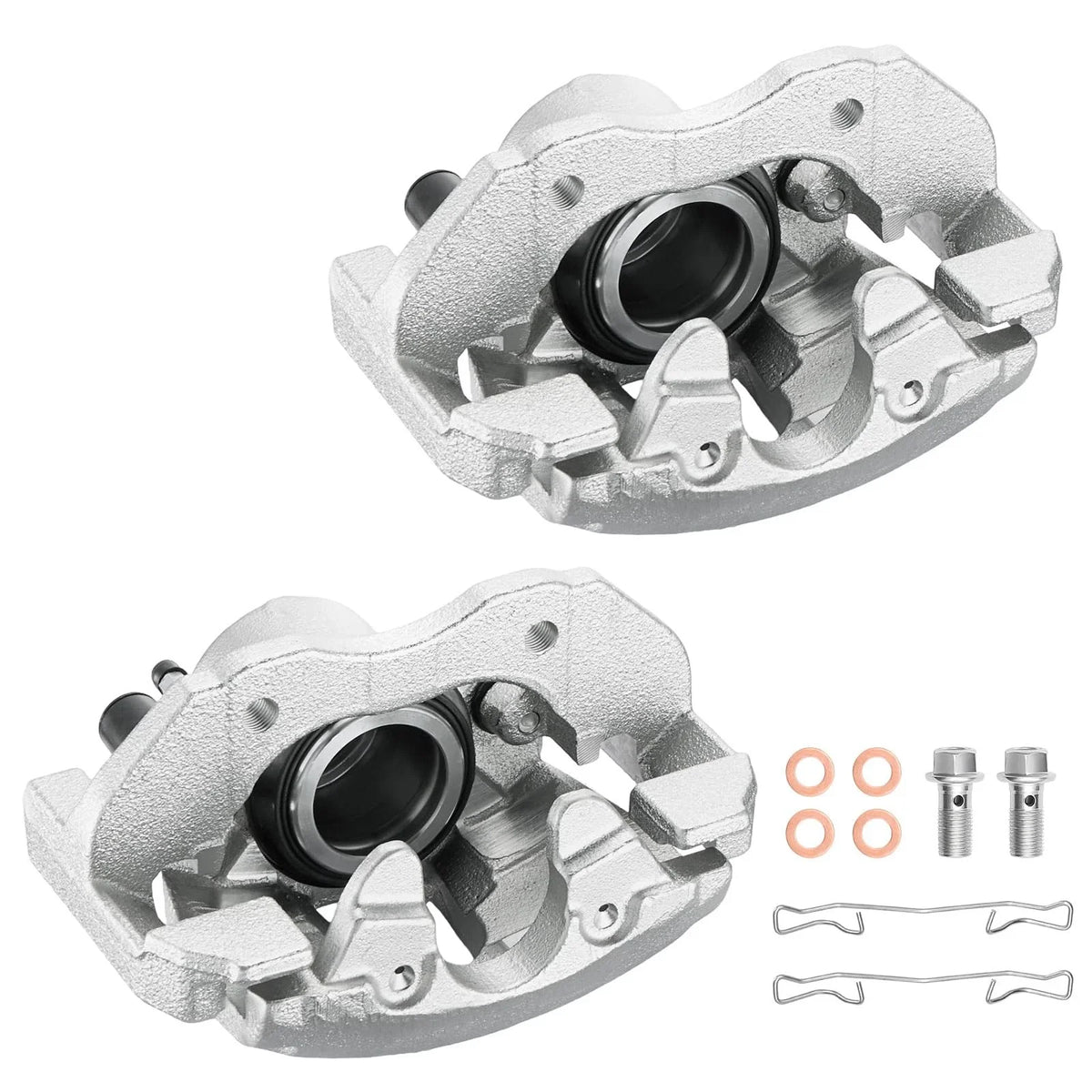 Front Disc Brake Calipers with Bracket for Mazda 3 Sport (2005–2007)