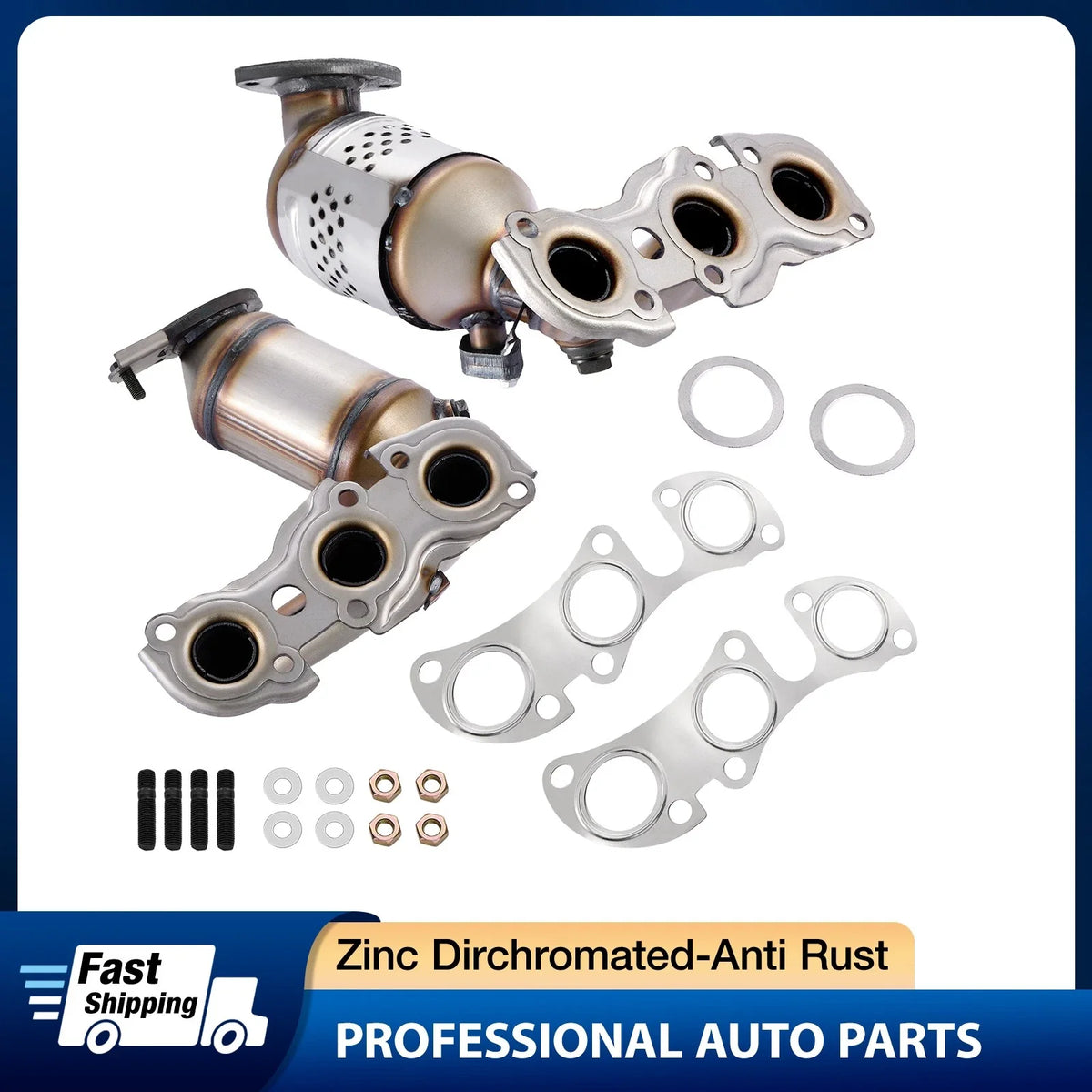 2X Catalytic Converters for Toyota Camry V6 3.0L (2002–2006)