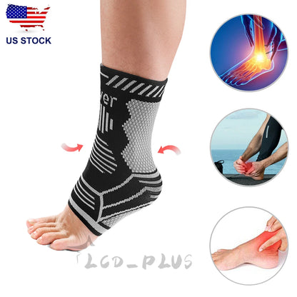 Ankle Brace Support Compression Sleeve for Foot Pain Relief