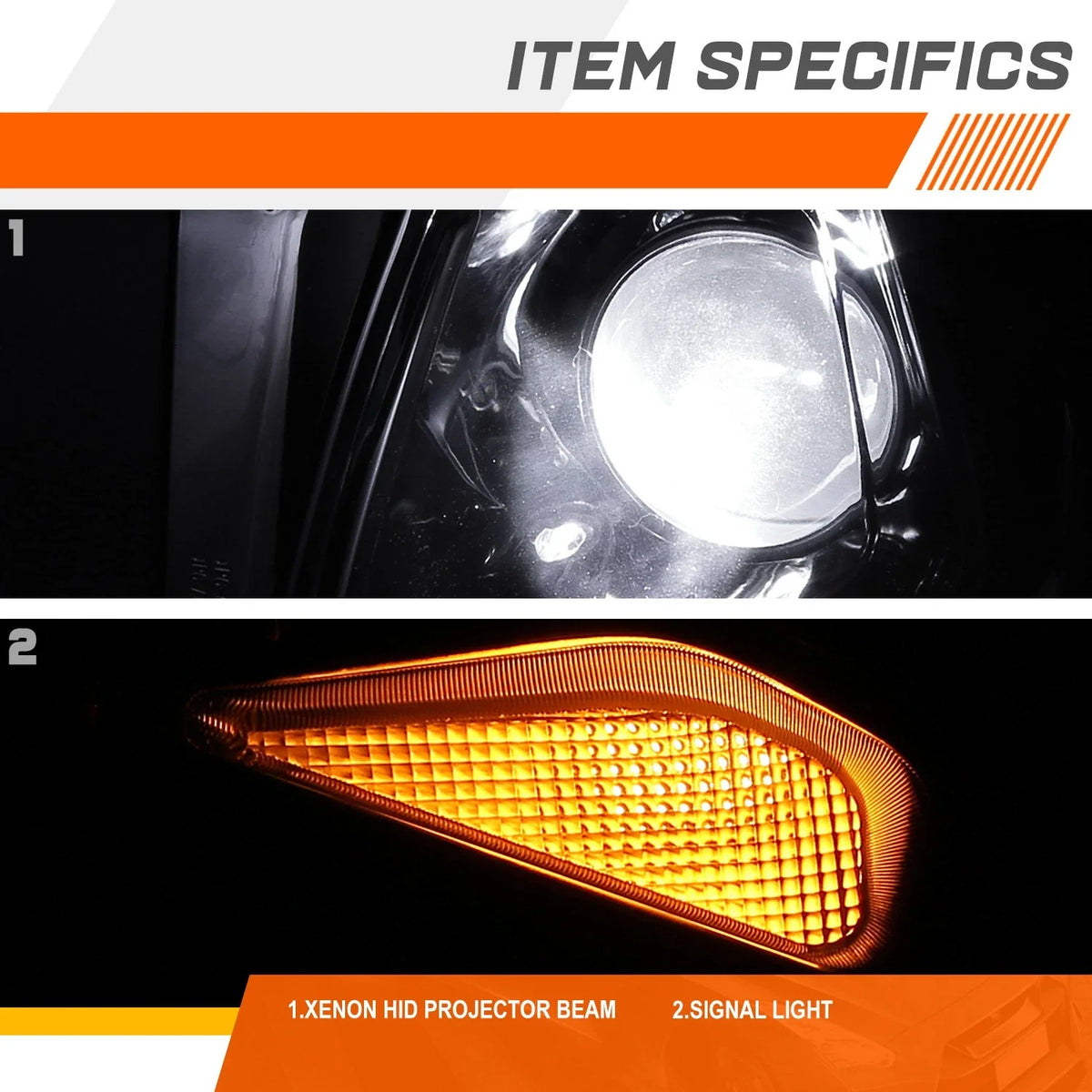 OE Style Left Side HID Projector Headlight for Chevy Blazer (2019–2021)