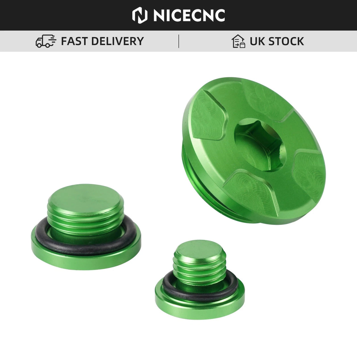 Engine Oil Filter Plugs Bolt for Kawasaki KX450F KX250 KX450 (2011–2020)