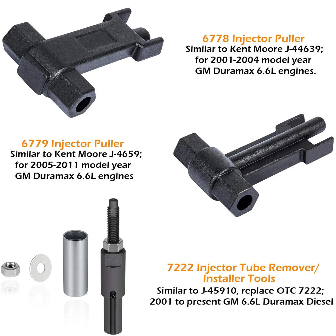 Injector Puller Tool for Duramax (6778, 6779, 7222)