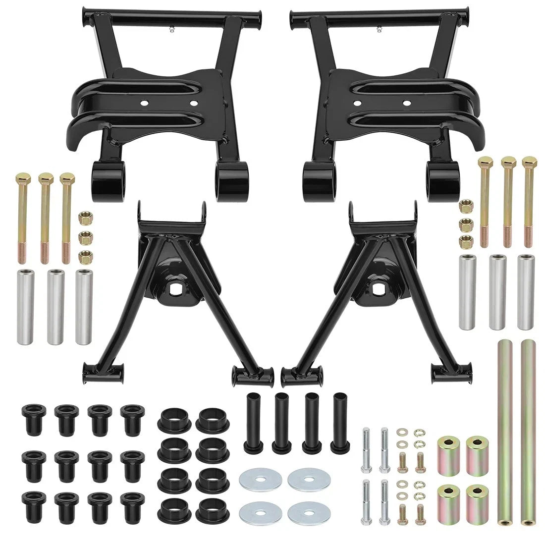 Rear Upper Lower A-Arm Kit Bushing for Polaris Sportsman 400 450 500 600 700 800 (2000–2023)