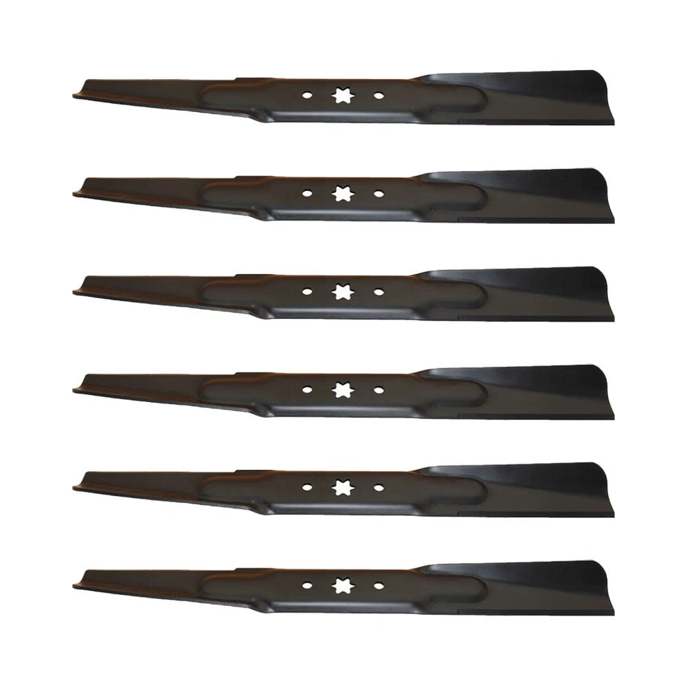 6 Mower Blades for Cub Cadet RZT L 46, RZT S 46, LTX1046M 46" Decks