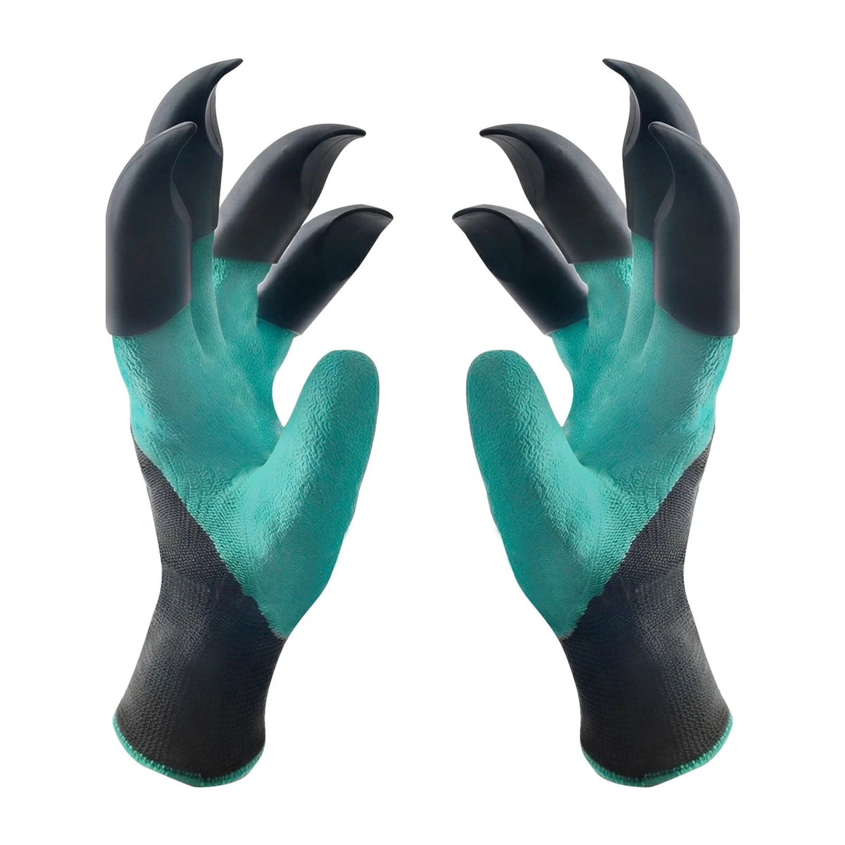 Gardening Gloves with Claw for Planting (Free Size) - Waterproof, Green