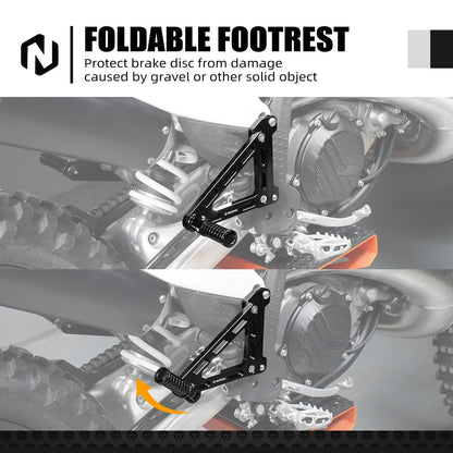 Passenger Foot Peg Bracket Kit for KTM 125-450 XC/SX/XCF/SXF (2023–2025)